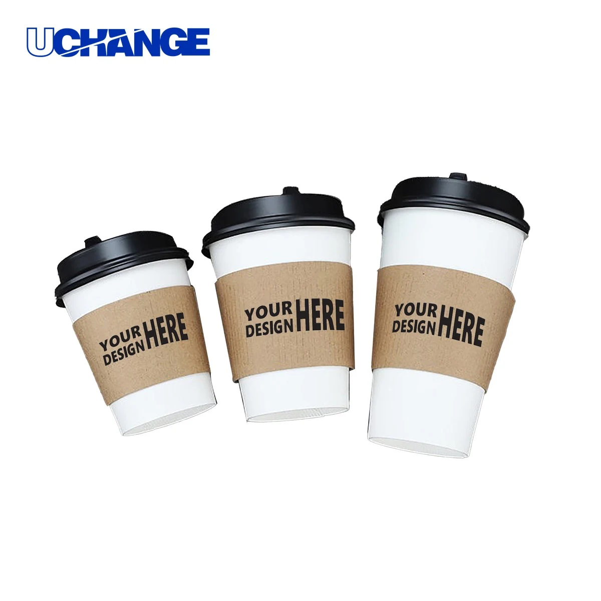 Kraft Corrugated Paper Cup Sleeve 1