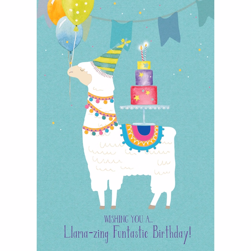 Llama-zing Day Birthday Cards