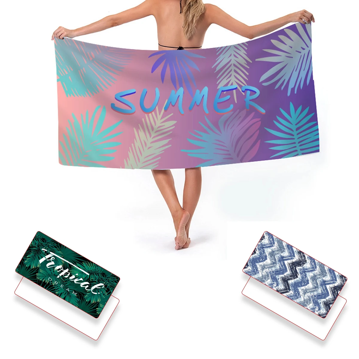 30"X 60" Microfiber Beach Towel 1