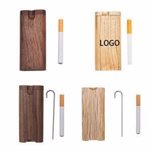 Wooden Cigarette Stash Box Case