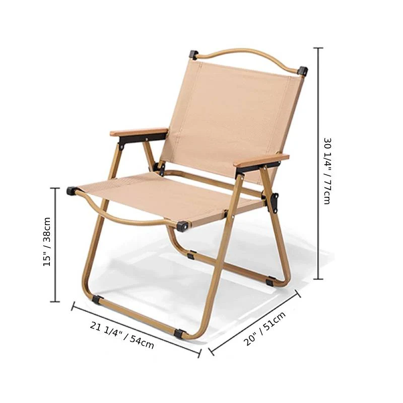 Foldable Kermit-Style Camping Chair – Large 1