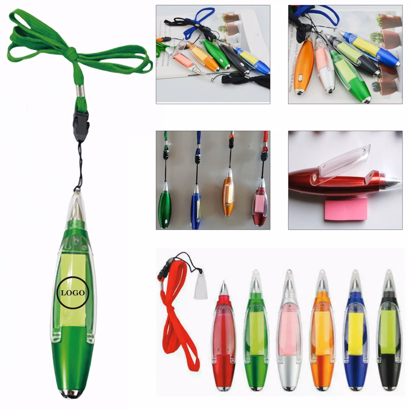 Lanyard Equipped Multifunction Ballpoint Pen
