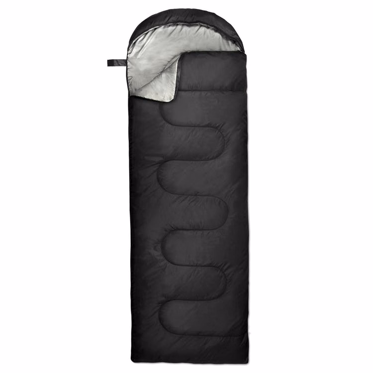 Deluxe Sleeping Bags - Black 71" x 30"