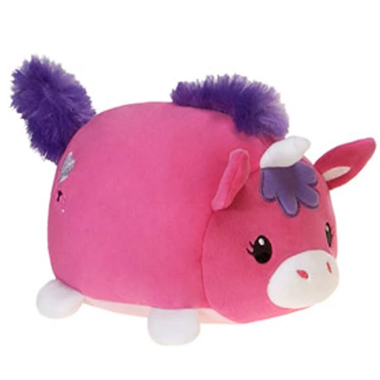 Unicorn Plush Toys - Pink & Purple 8" 1