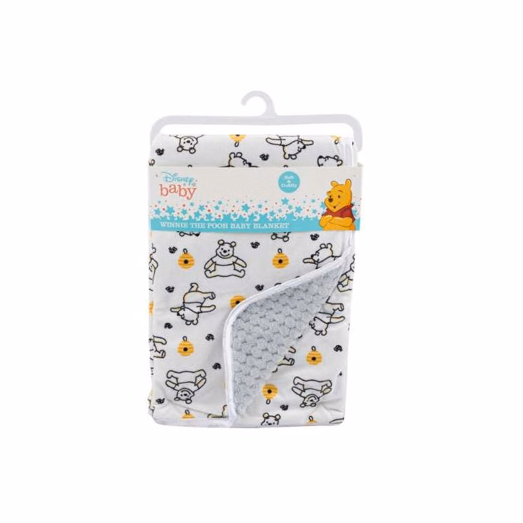 Disney Baby Blankets - White & Gray 30"x40"