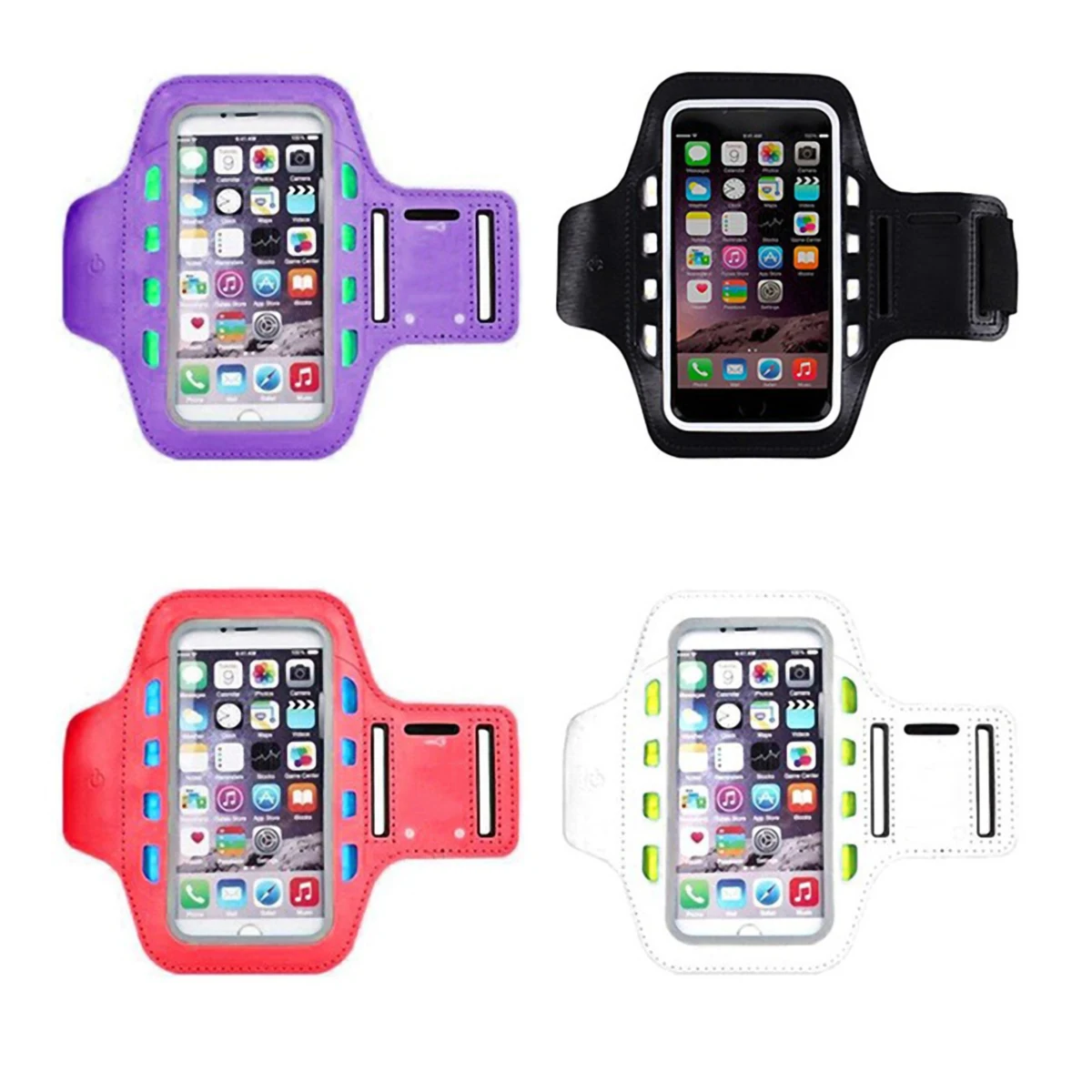 LED Waterproof Phone Armband Fitness Holder 1