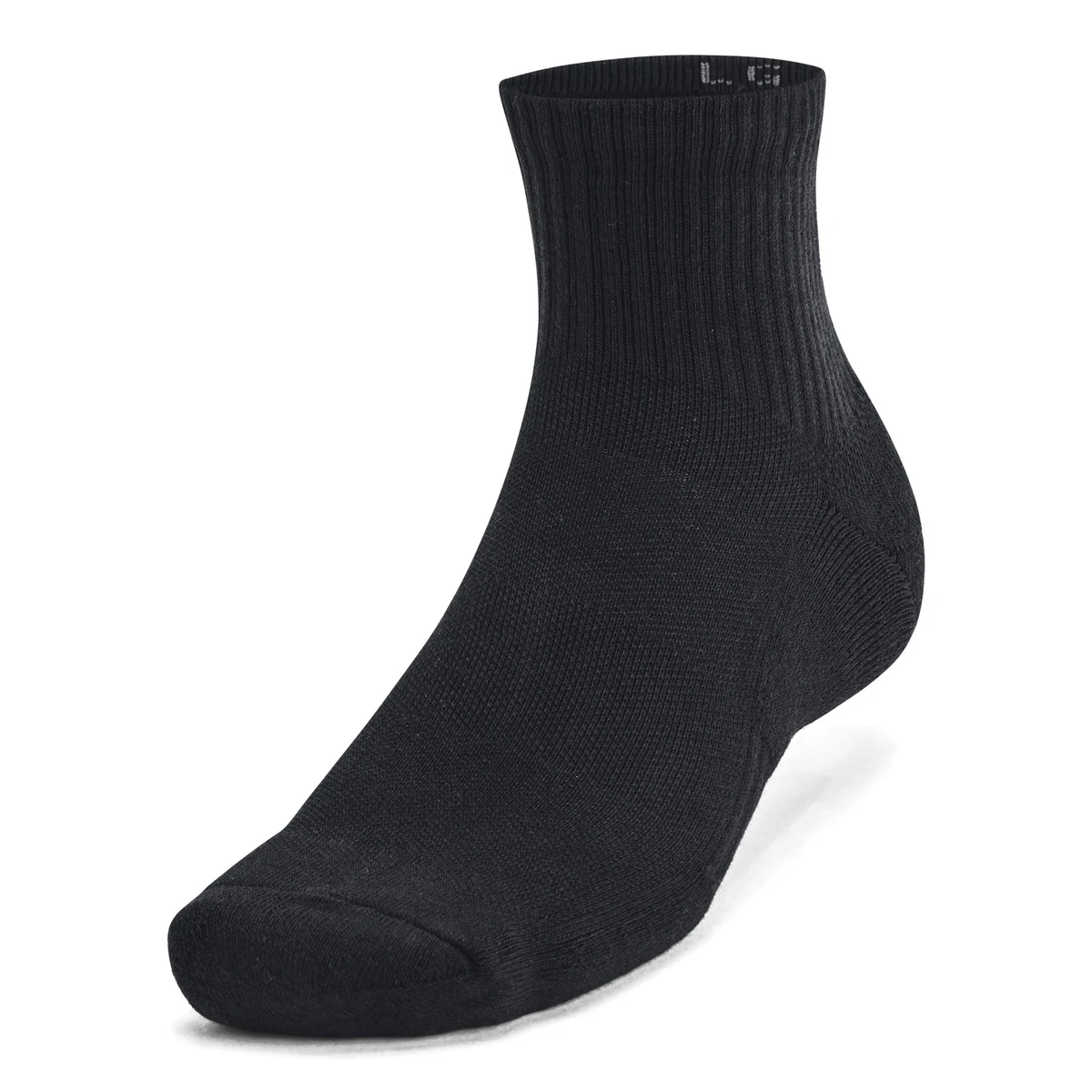 UA Training Cotton Unisex 6-Pack Quarter Socks 1