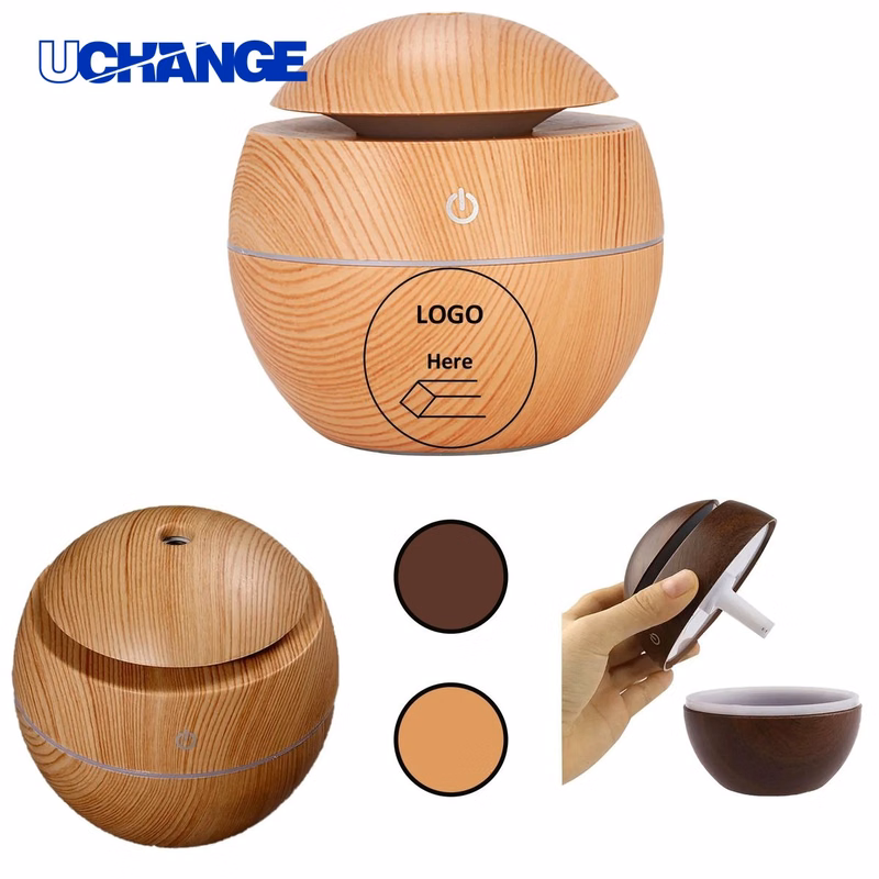 LED Night Light Essential Oil Diffuser Device (130ml)