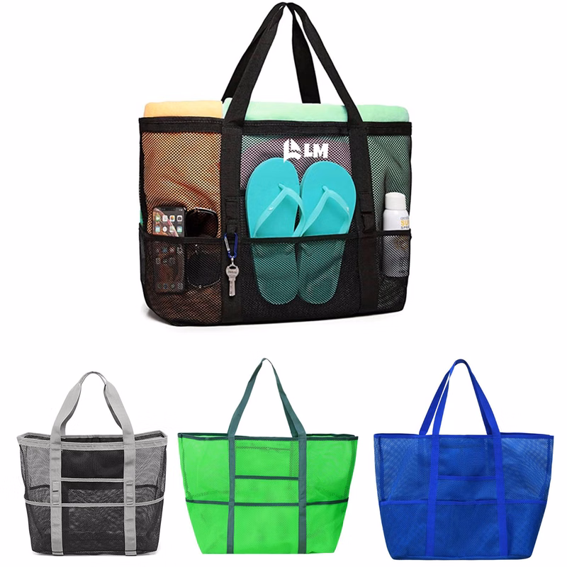Mesh Tote Beach Bag
