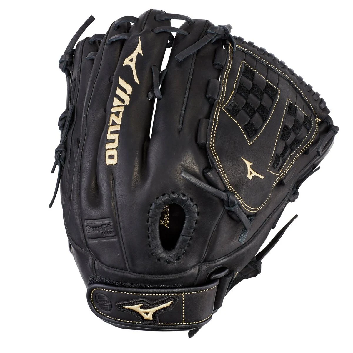 MVP Prime Fastpitch Softball Glove 12.5", Trident Web, BioSoft Leather, Center Pocket Design 1