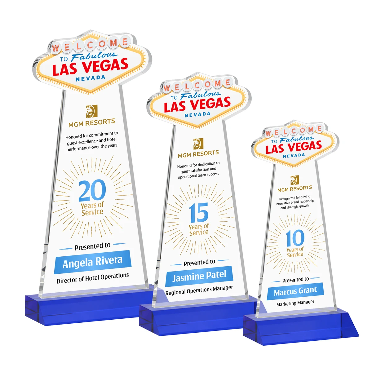 Las Vegas VividPrint™ Award - Blue 1