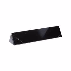 2" x 8" Black Marble Desk Wedge