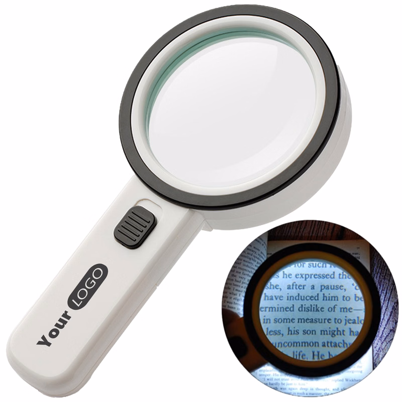 Glass High Definition Magnifying Glass With Light