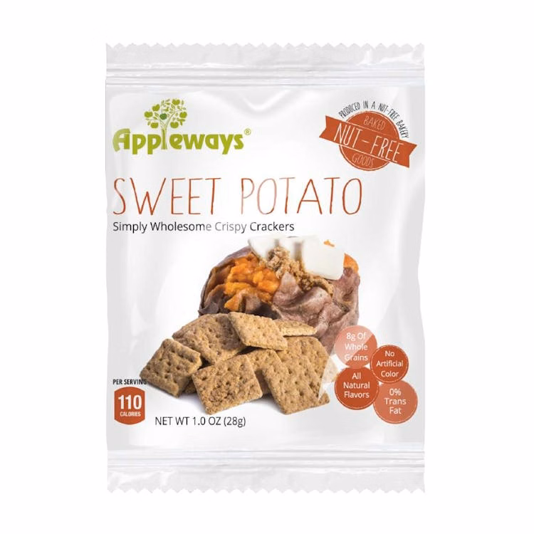 Whole Grain Sweet Potato Crispy Crackers - 1.0 oz