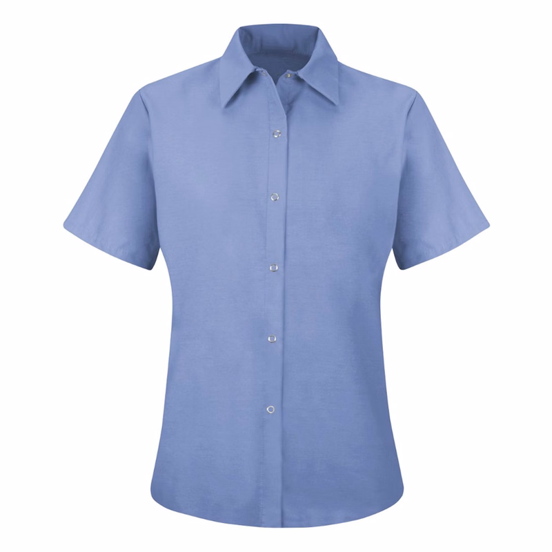 Women's Short Sleeve Specialized Pocketless Work Shirt - SP25