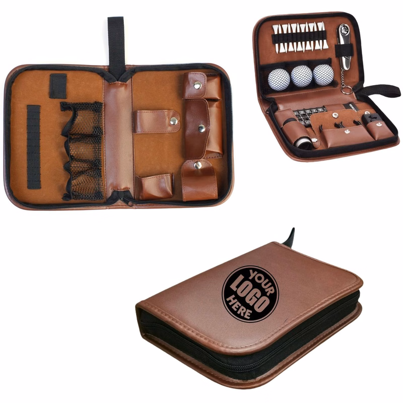 Golf Ball Accessory Leather Pouch