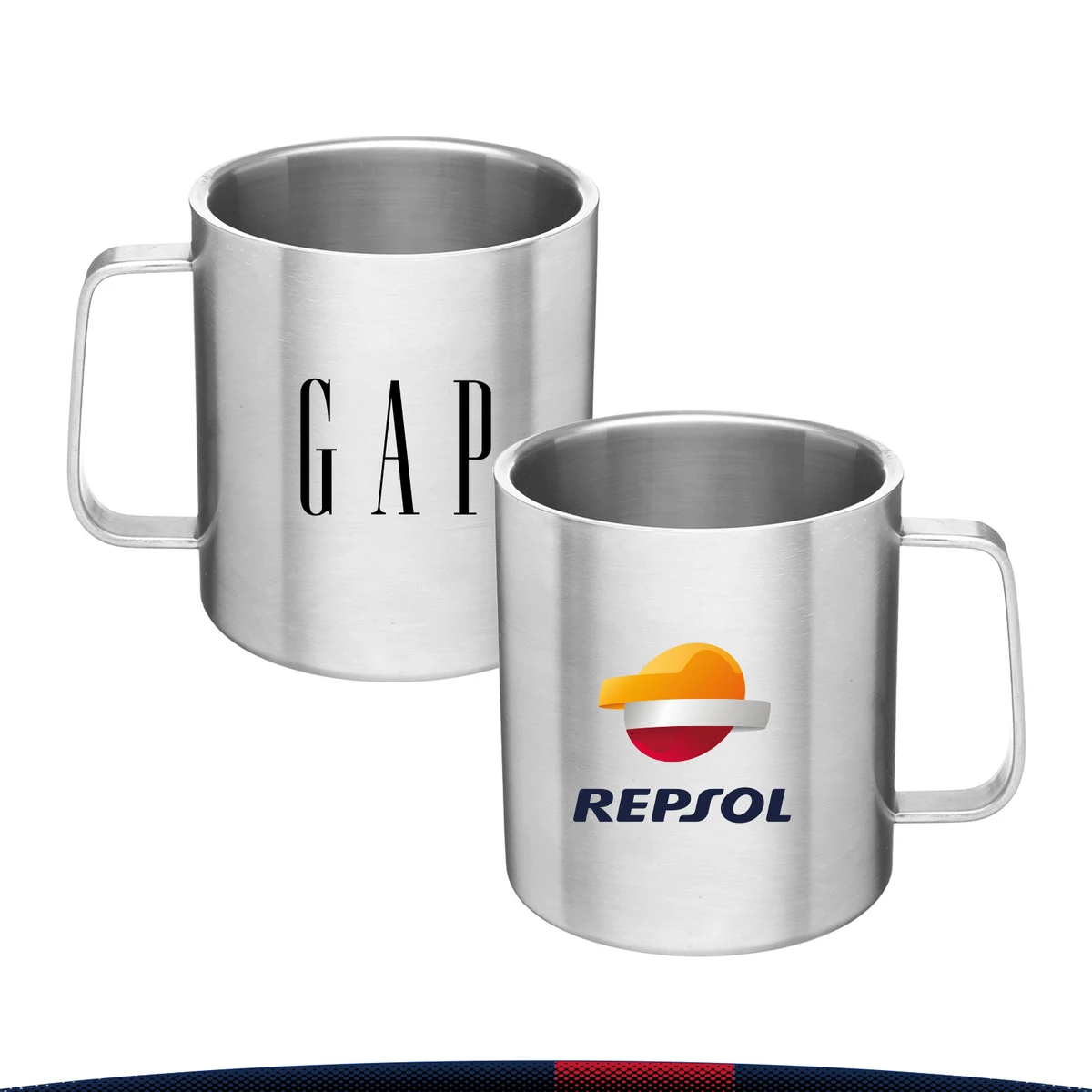 15 oz. Fanco Stainless Steel Mugs 1