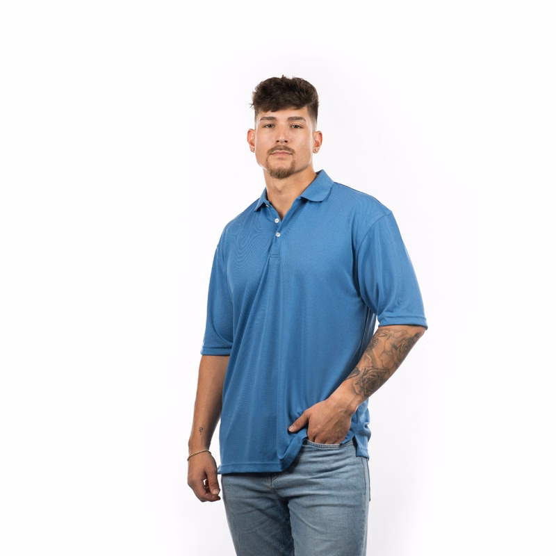 Men's Moisture Wicking  VAPR Mesh Knit Polo Shirt