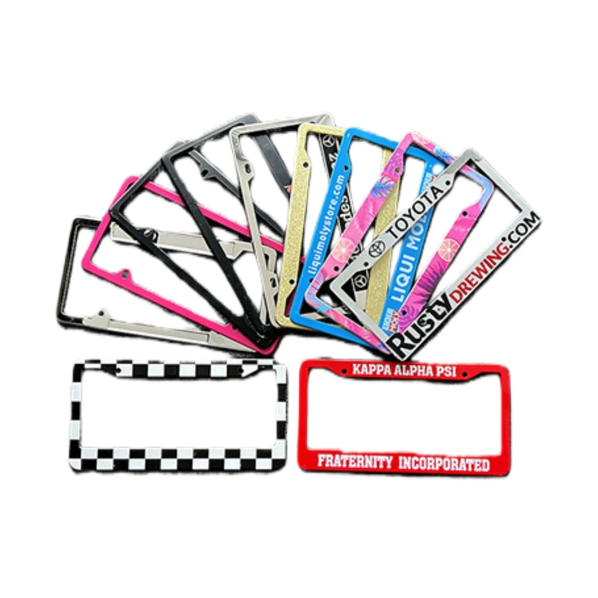 Customized License Plate Frames 1