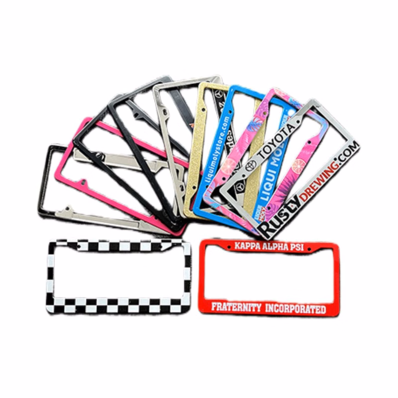 Customized License Plate Frames