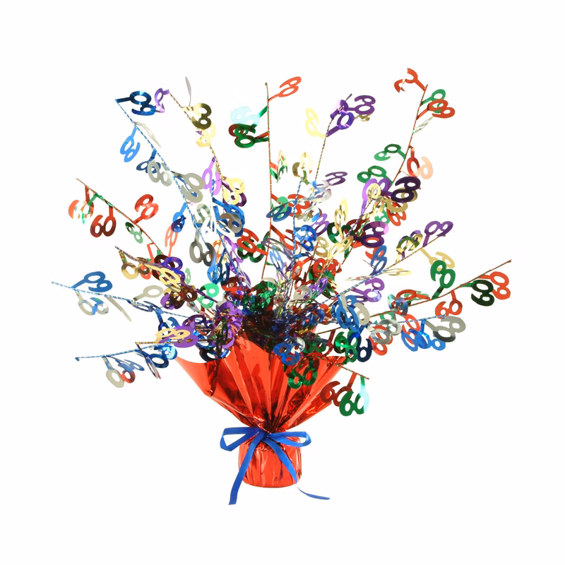 Gleam 'N Burst Number 60 Centerpiece