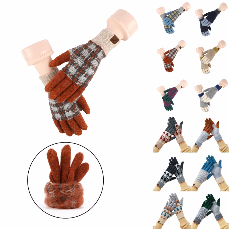 Knitted Touchscreen Winter Outdoor Gloves