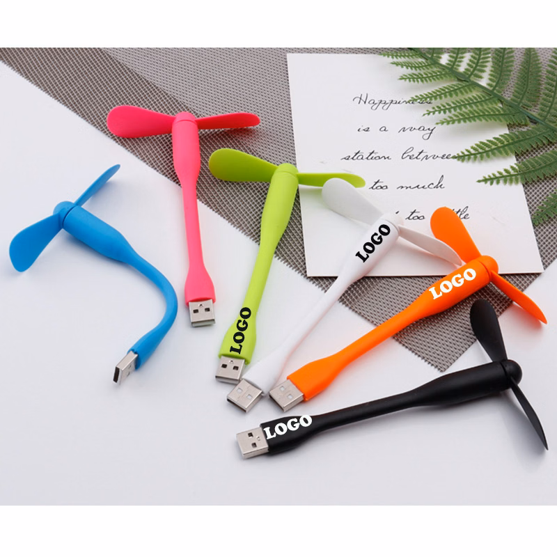 Portable USB Fan w/Flexible Arm