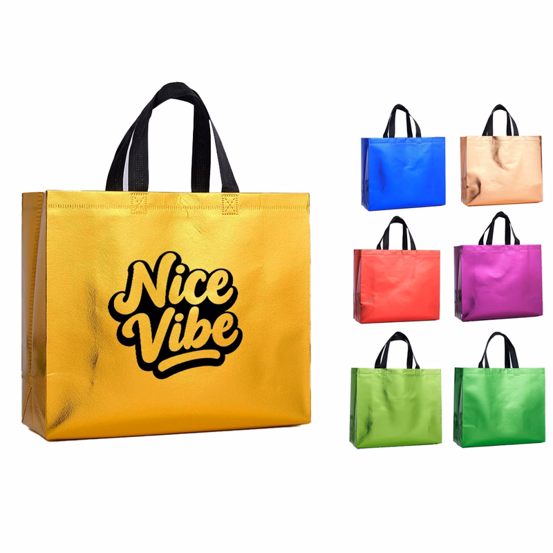 Glossy Finish Non-woven Tote