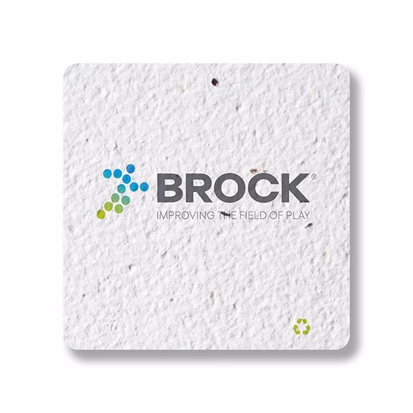 Square Seed Paper Business Card