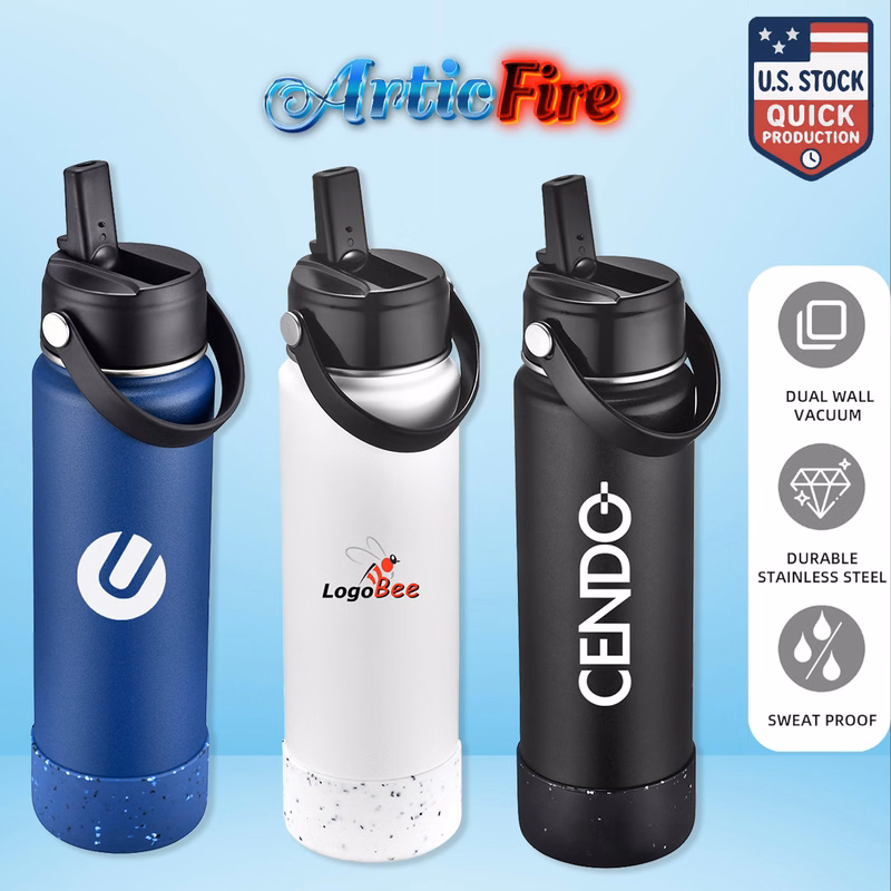 ArticFire 27oz Vacuum Insulated Bottle With Removable Silicone Bottom