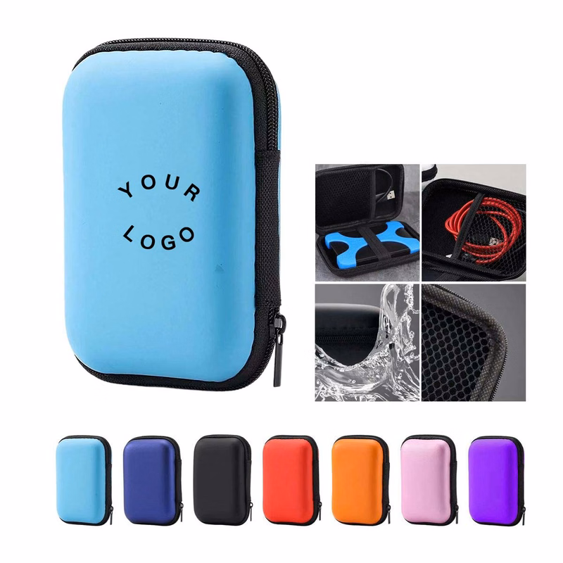 EVA Earphone Case with Zipper for Travel