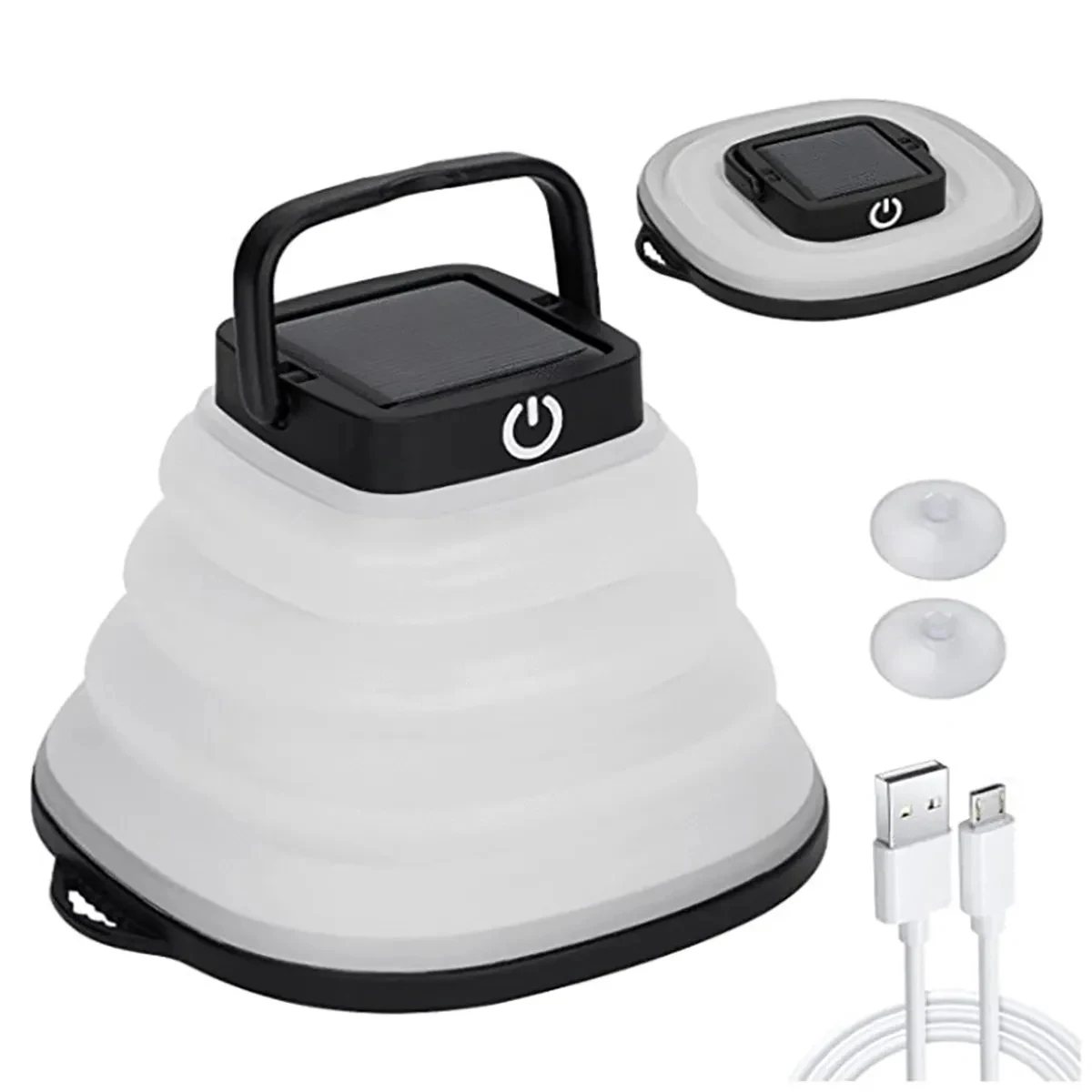 Collapsible Solar Powered LED Camping Lantern 1