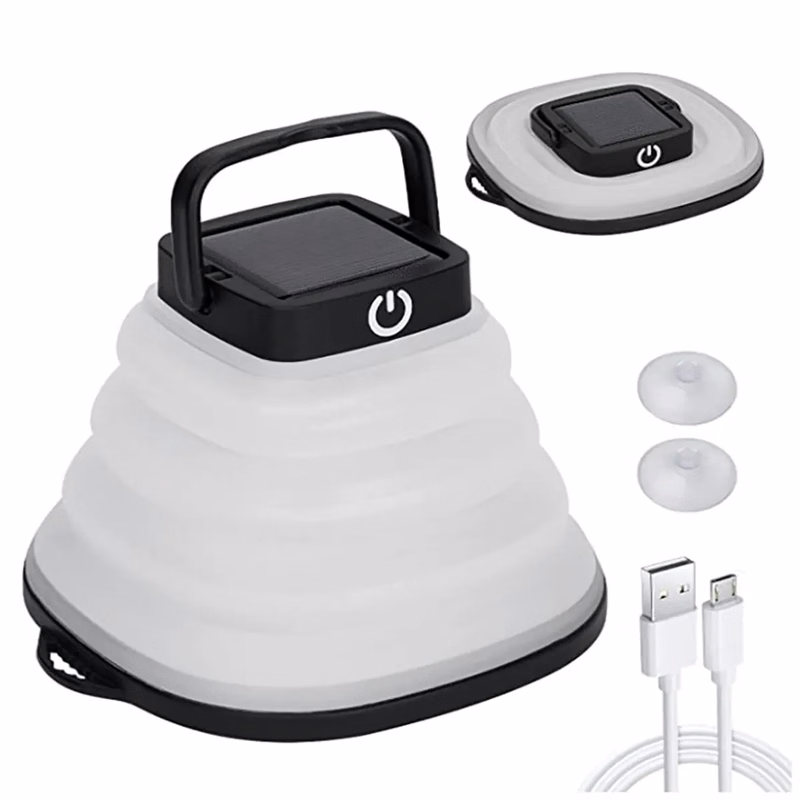 Collapsible Solar Powered LED Camping Lantern