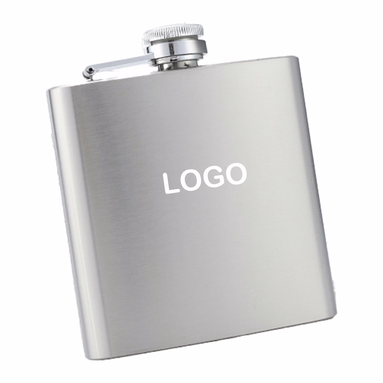 Stainless Steel 6-oz Liquor Flask