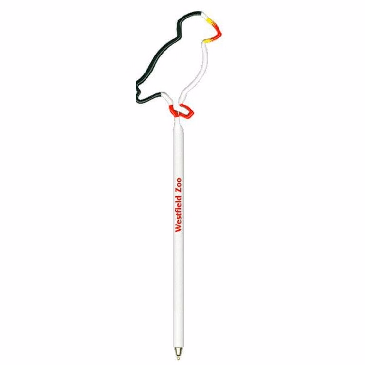 Bird Puffin Multi-Color Inkbend Standard, Bent Pen