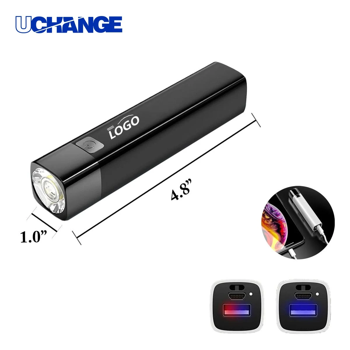 ABS Flashlight Power Bank Tool 1