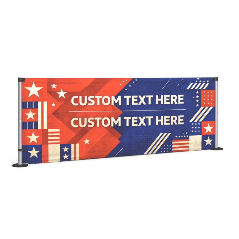 10' Tent Side Rail Wall Full Color Dye Sub