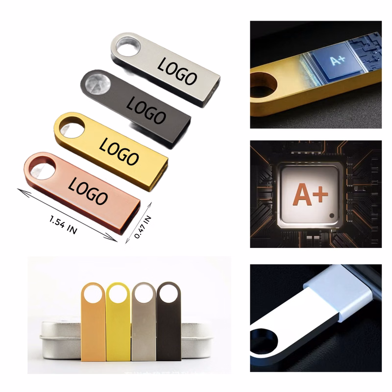 MOQ 10 PCS High - Capacity Metal USB Flash Drive