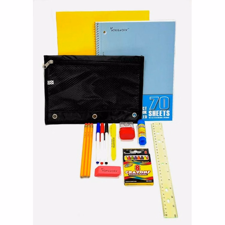 Middle School Supply Kits - 15 Piece