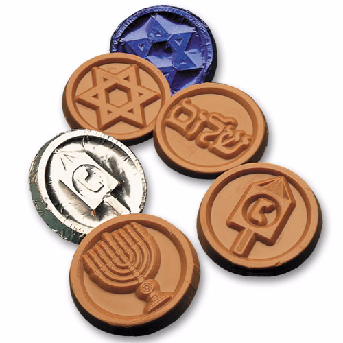 Hanukkah Chocolate Coin