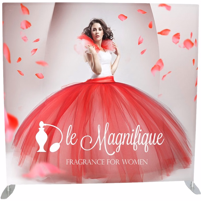 Flat Frame Fabric Backdrop - 8'