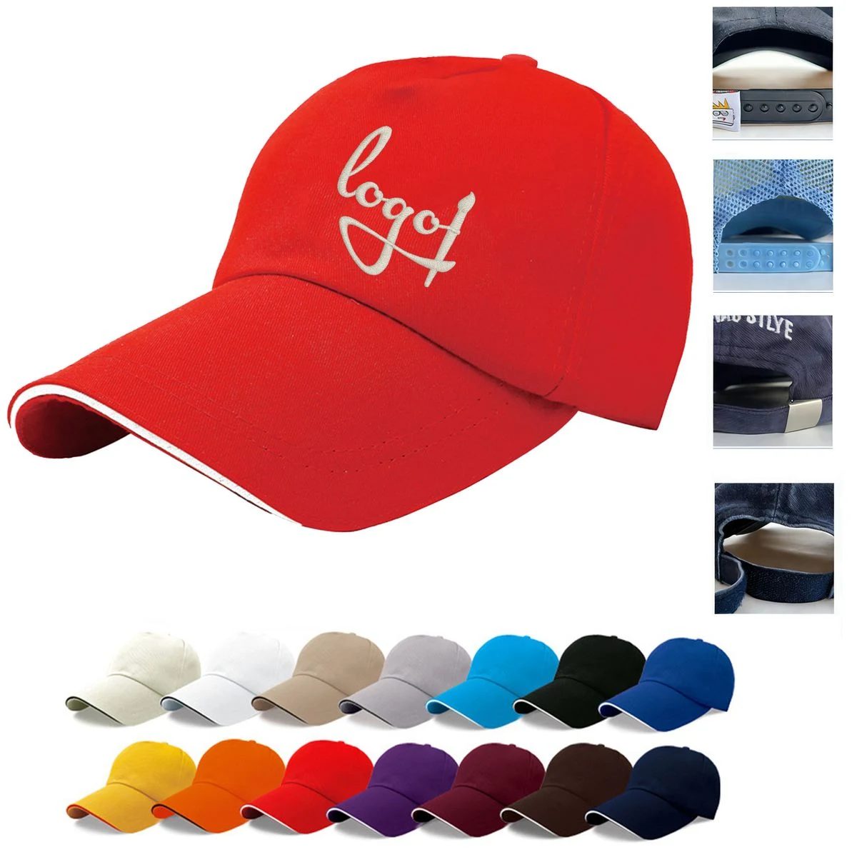 6 Panel Classic Baseball Cap 1