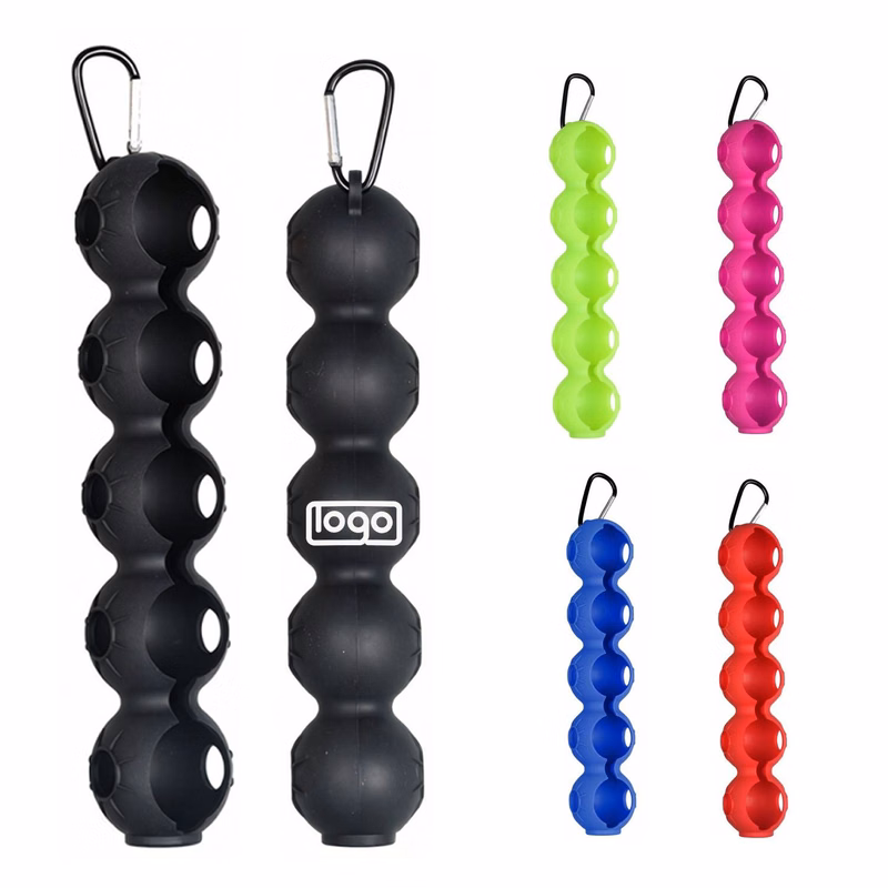 Silicone 5-Ball Golf Carrier