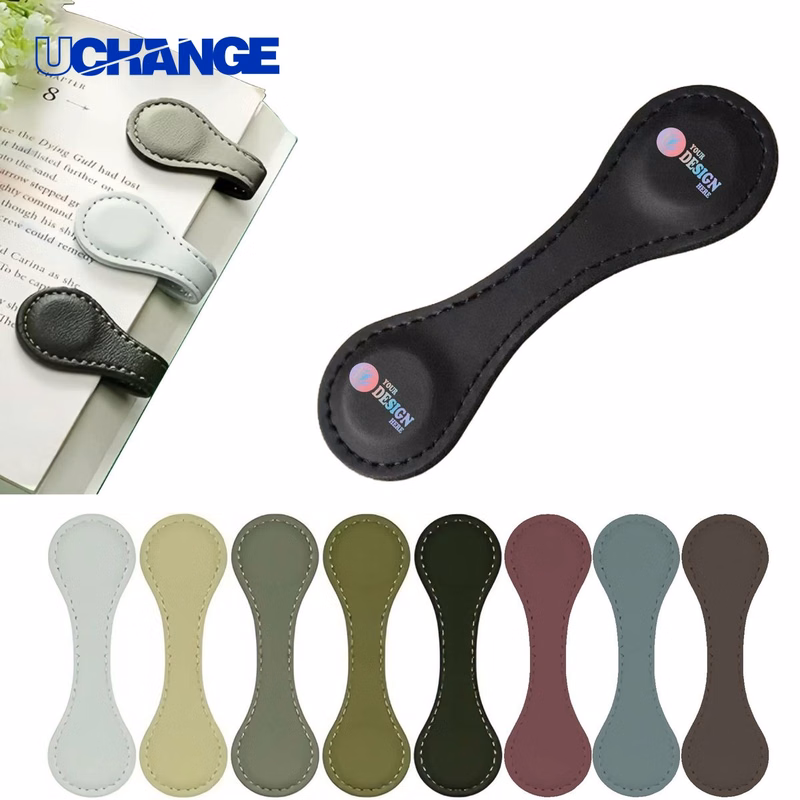 PU Magnetic Clip Bookmark