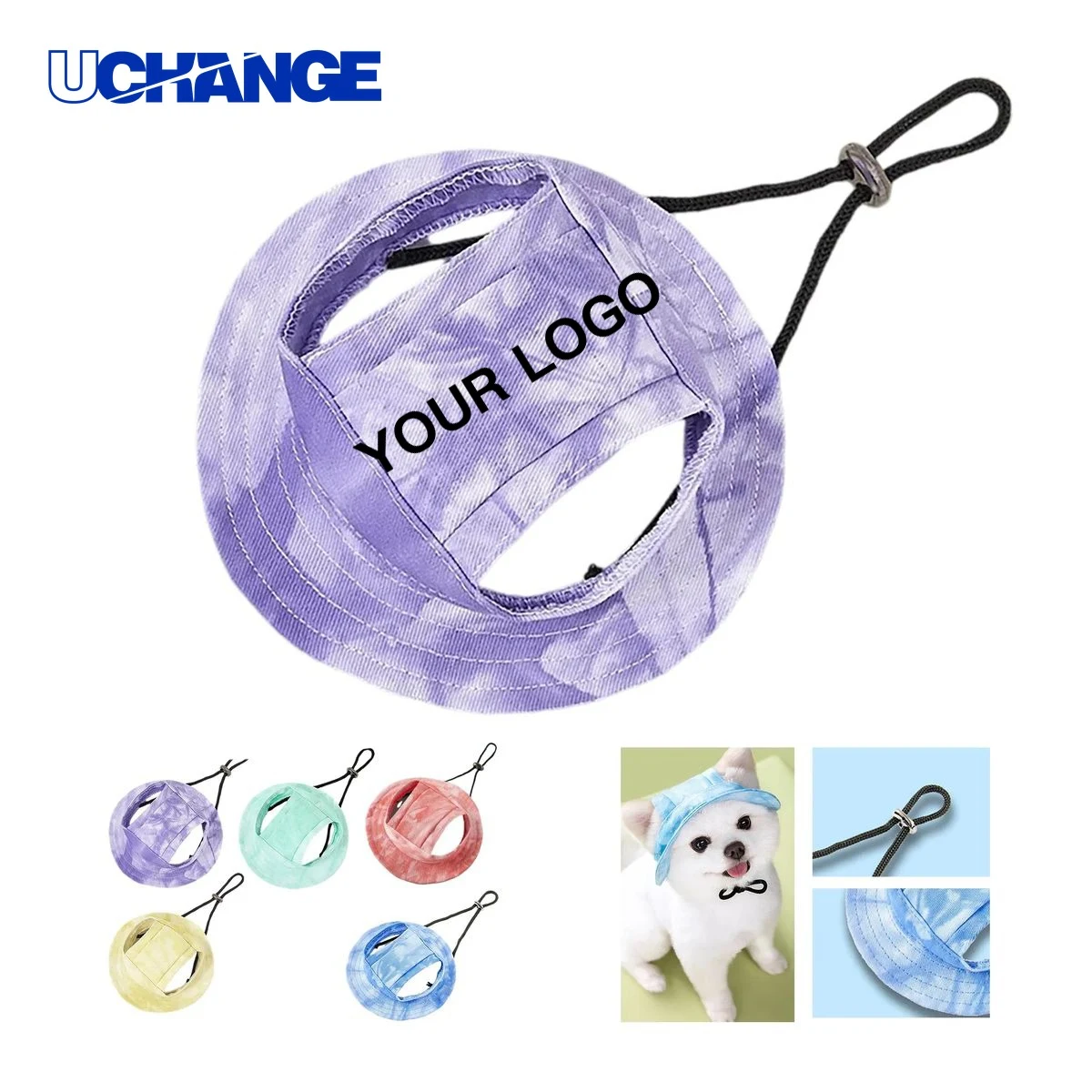 Polyester Pet Sun Hat Headwear with Lightweight Design 1