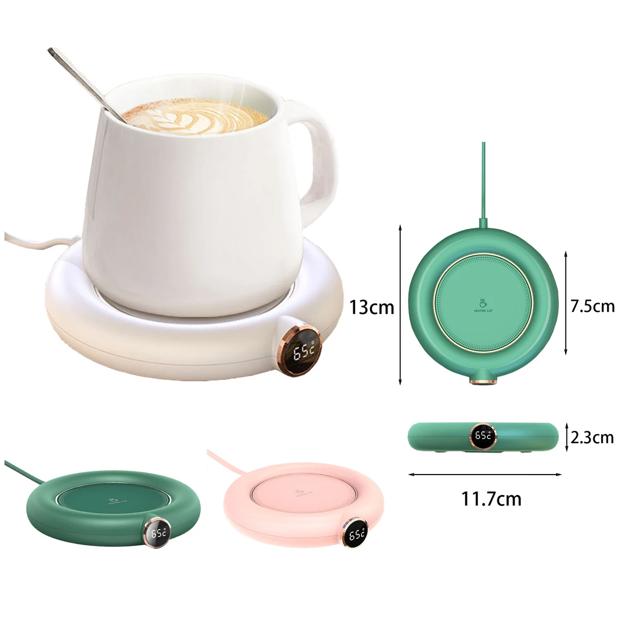 USB Three-speed Adjustable Insulation Coaster 1