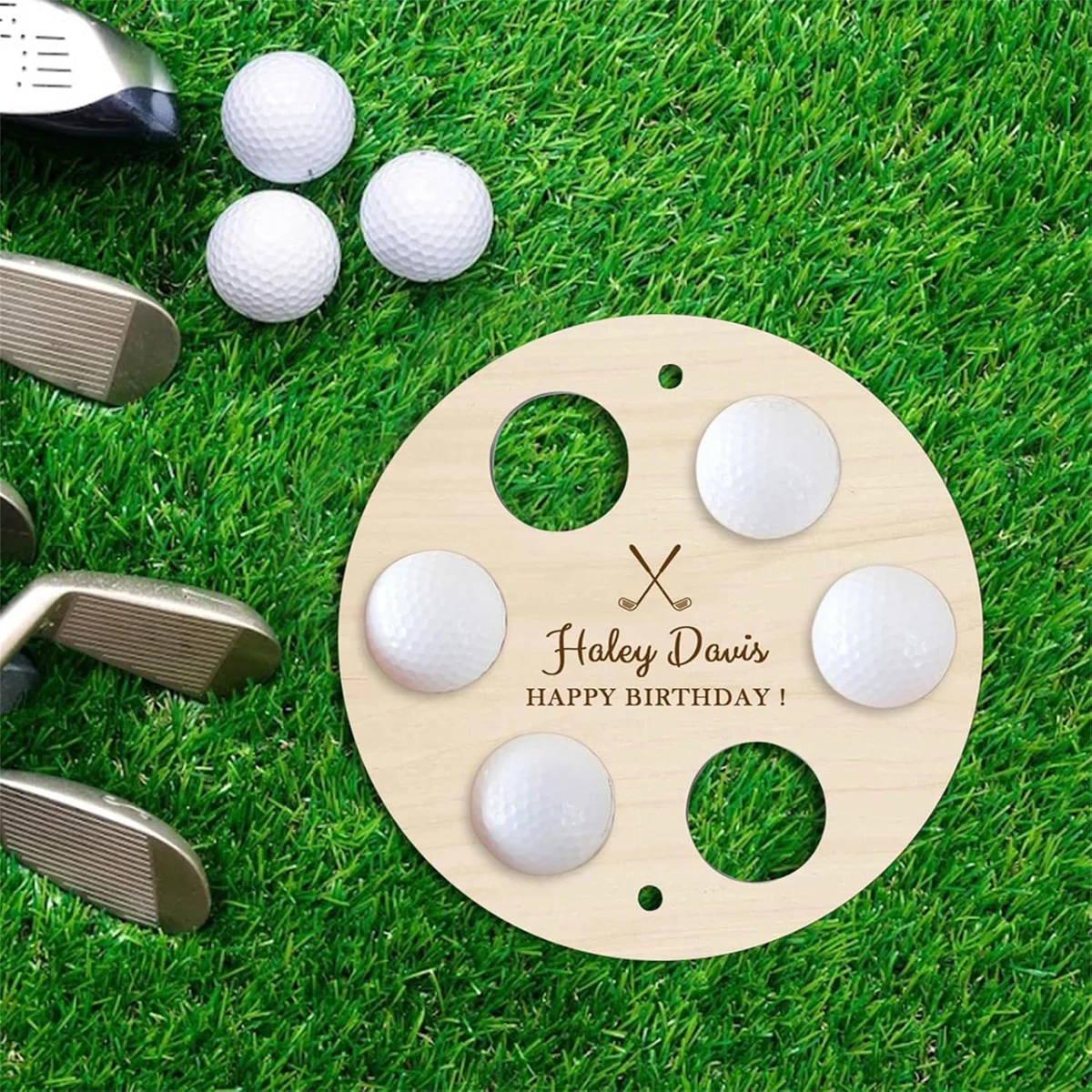 Golf Ball Display Holder Golf Collection Wall Hanging / Golf Ball Wall Storage Rack 1