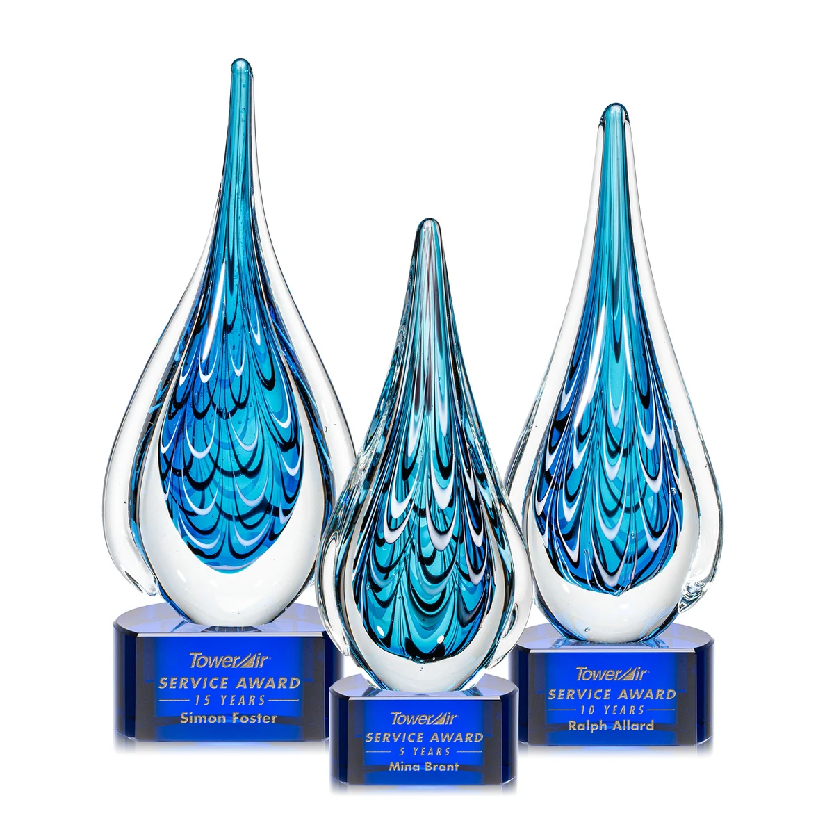 Worchester Award on Paragon Base - Blue 1