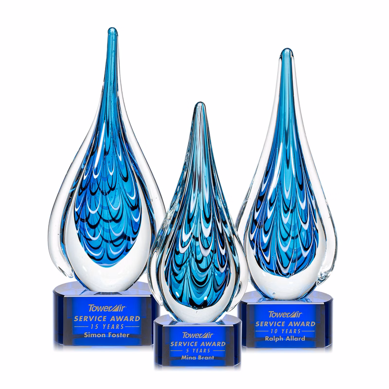 Worchester Award on Paragon Base - Blue