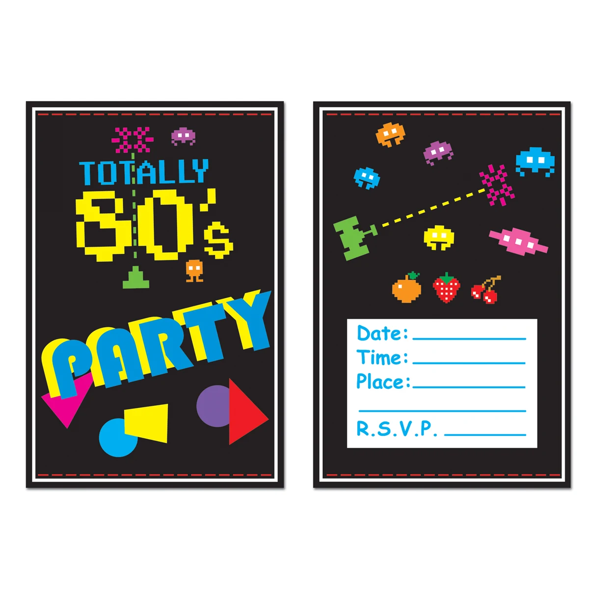 80's Invitations 1